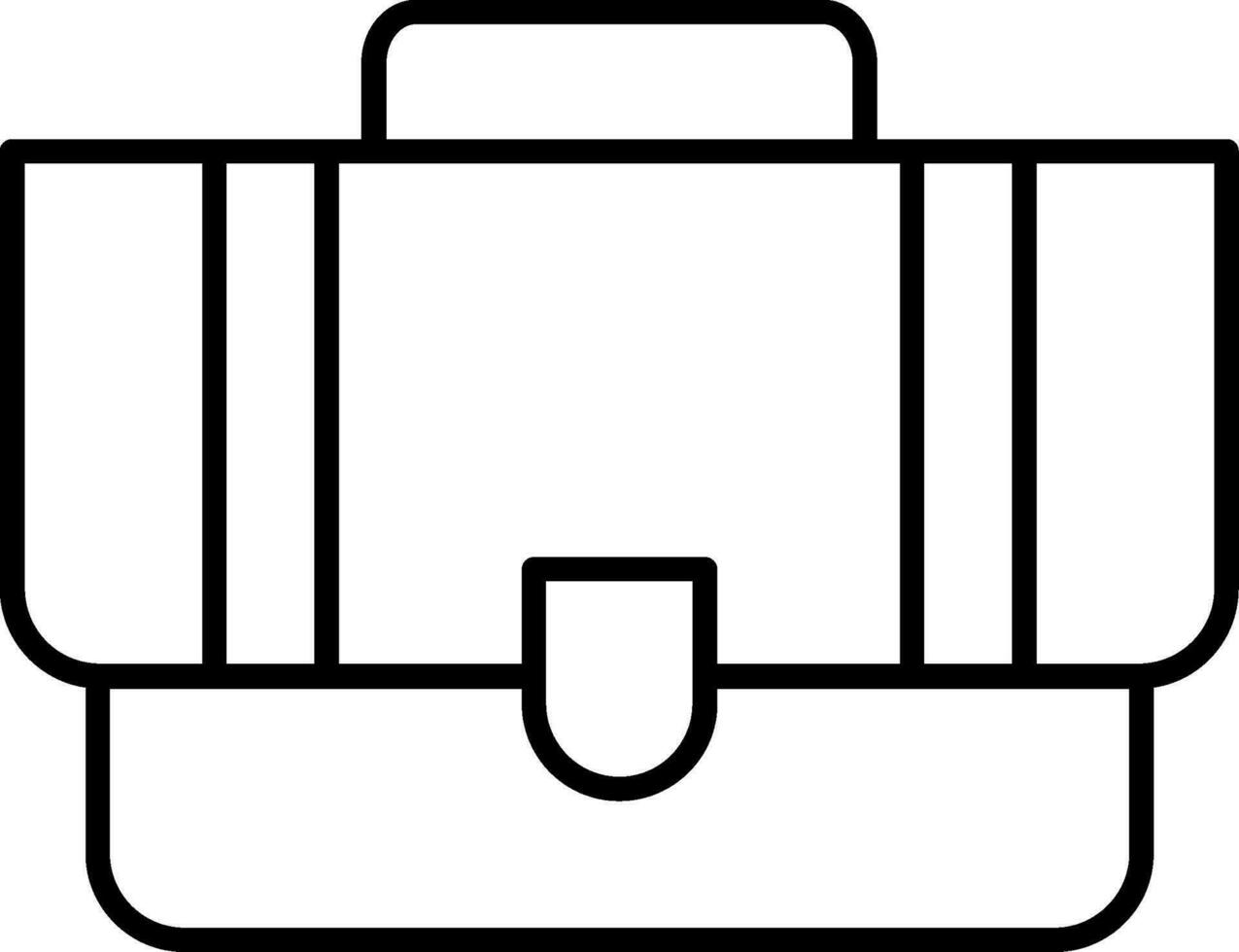Briefcase Line Icon vector