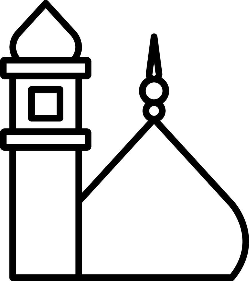 Medina Sherif Line Icon vector