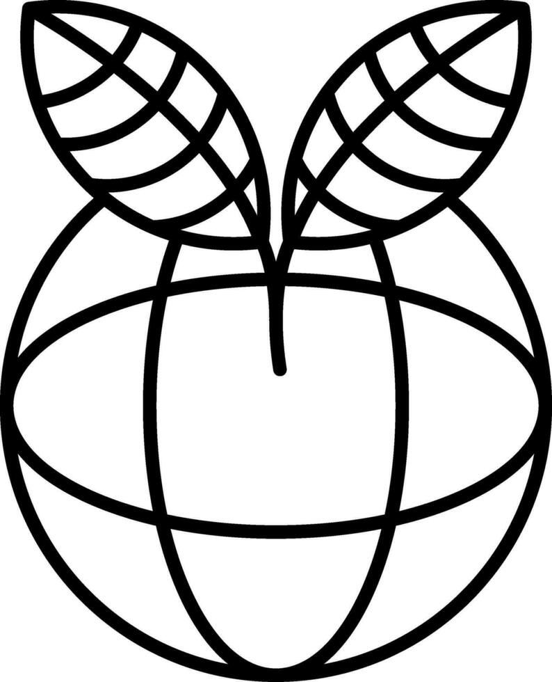 Sustainability Line Icon vector