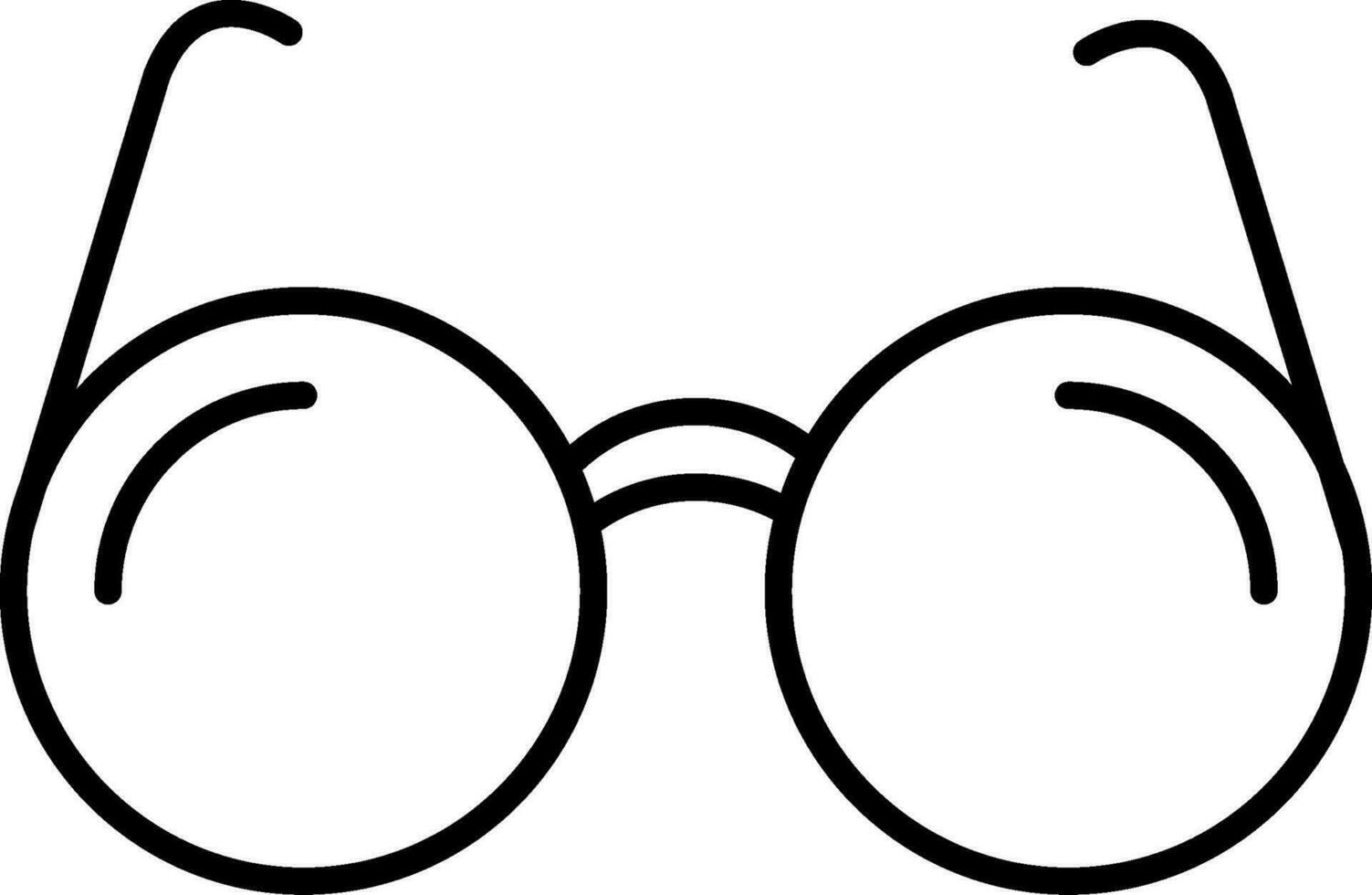 Sun Glasses Line Icon vector