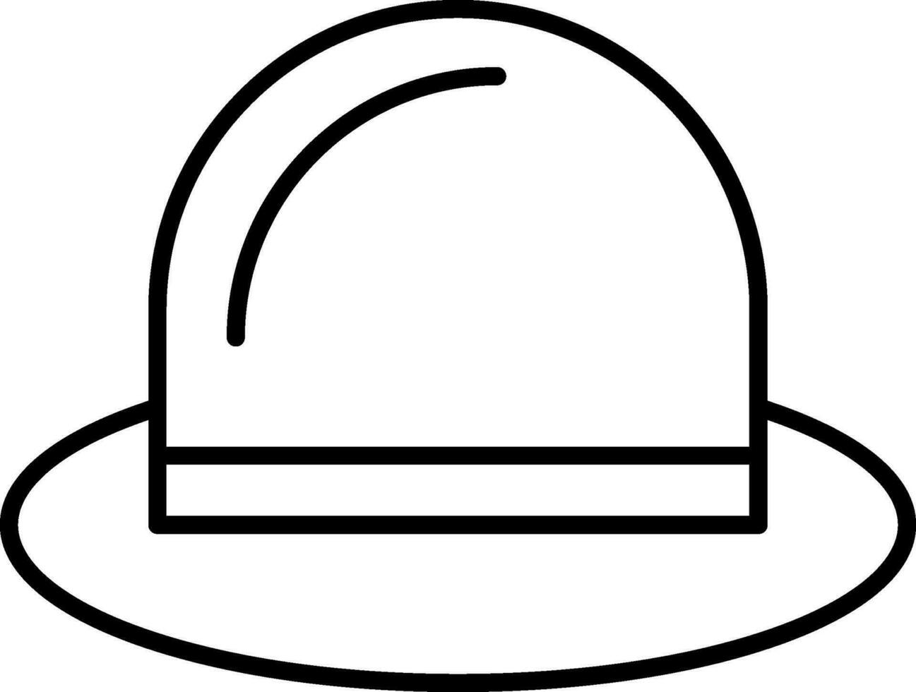 Hat Line Icon vector