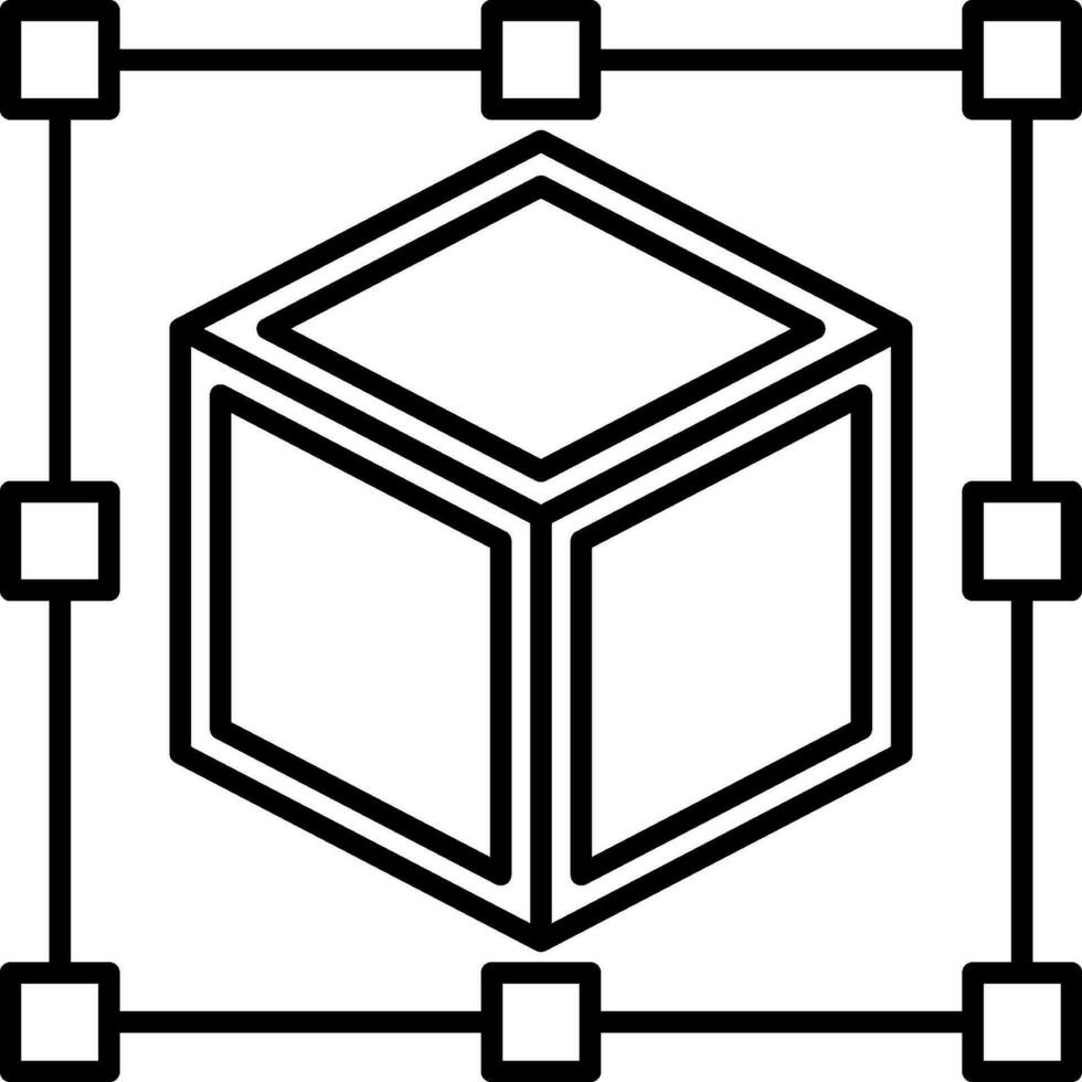 Scale Line Icon vector