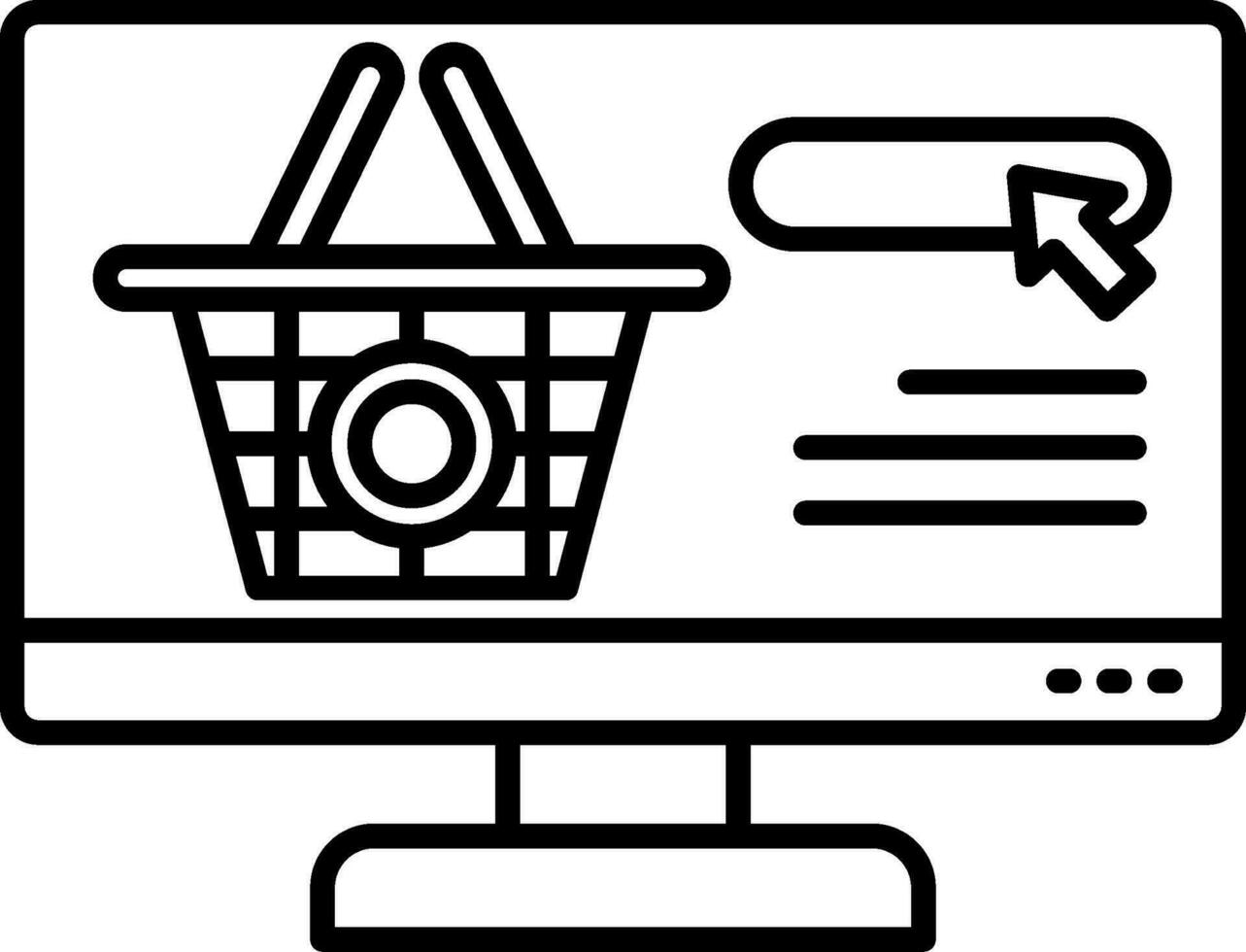 Order Line Icon vector