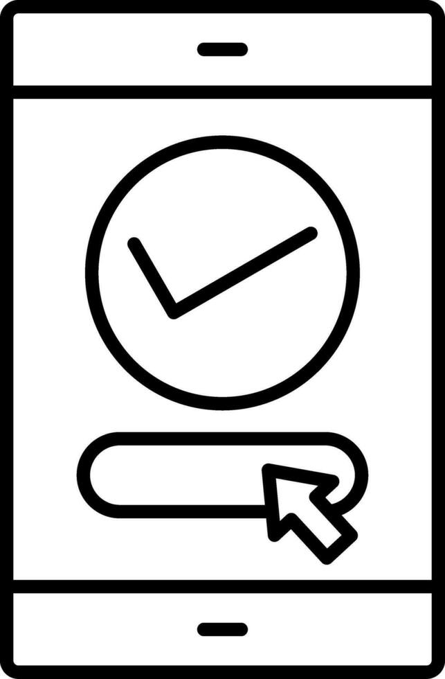 Order Line Icon vector