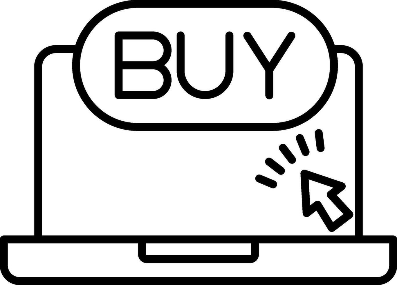 Buy Line Icon vector