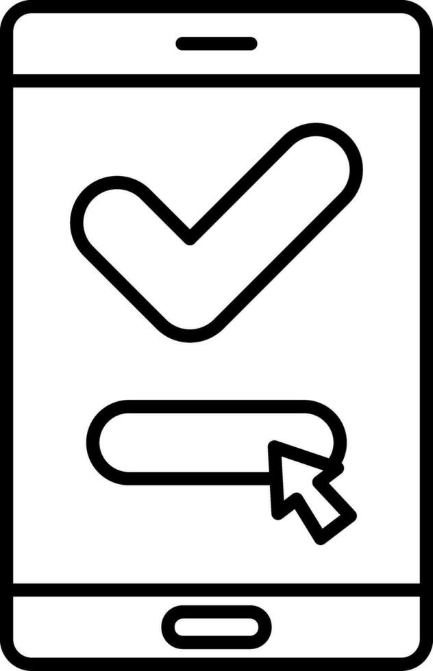 Order Line Icon vector