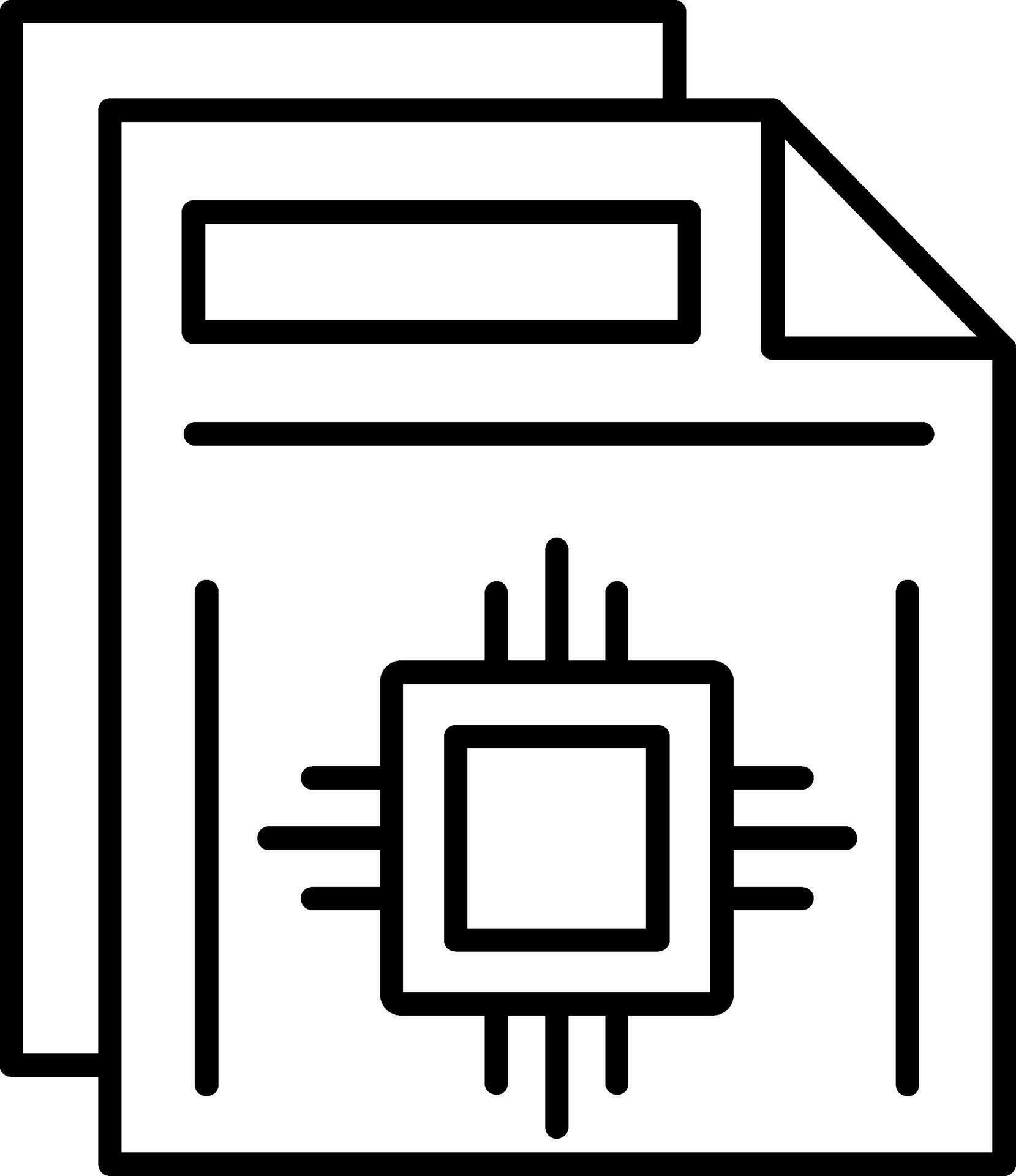 Document Line Icon 36612730 Vector Art at Vecteezy