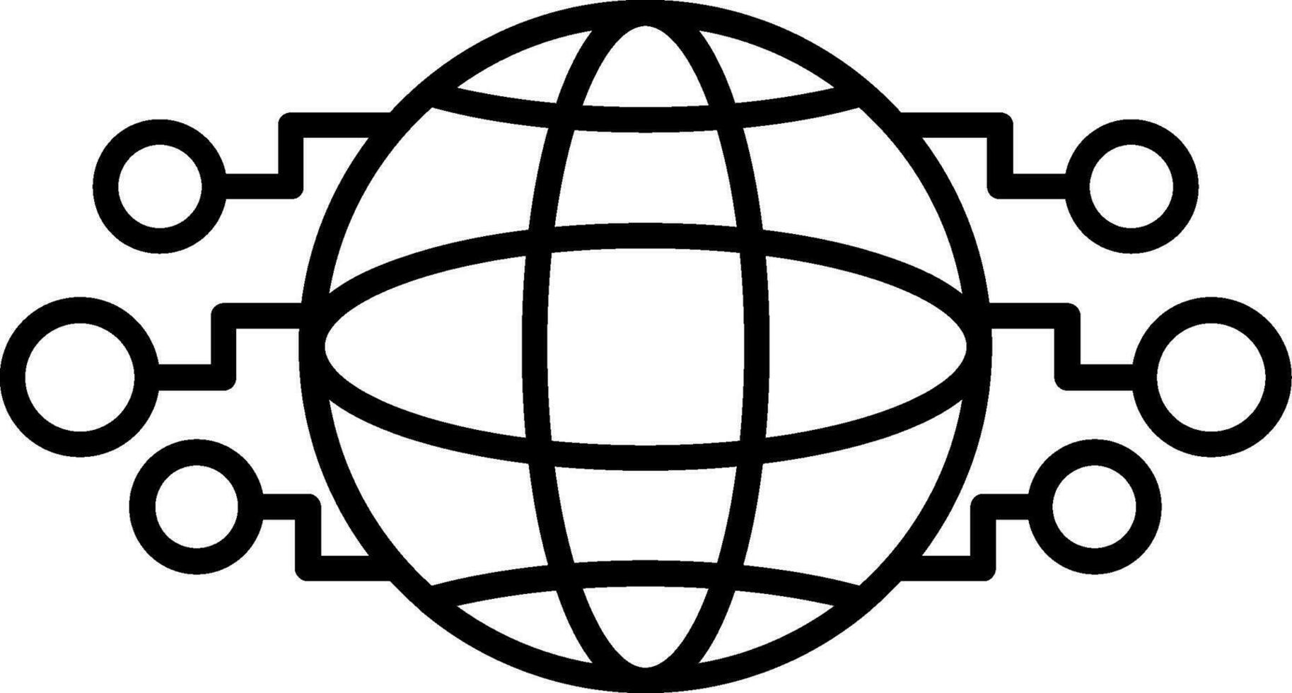 World Line Icon vector
