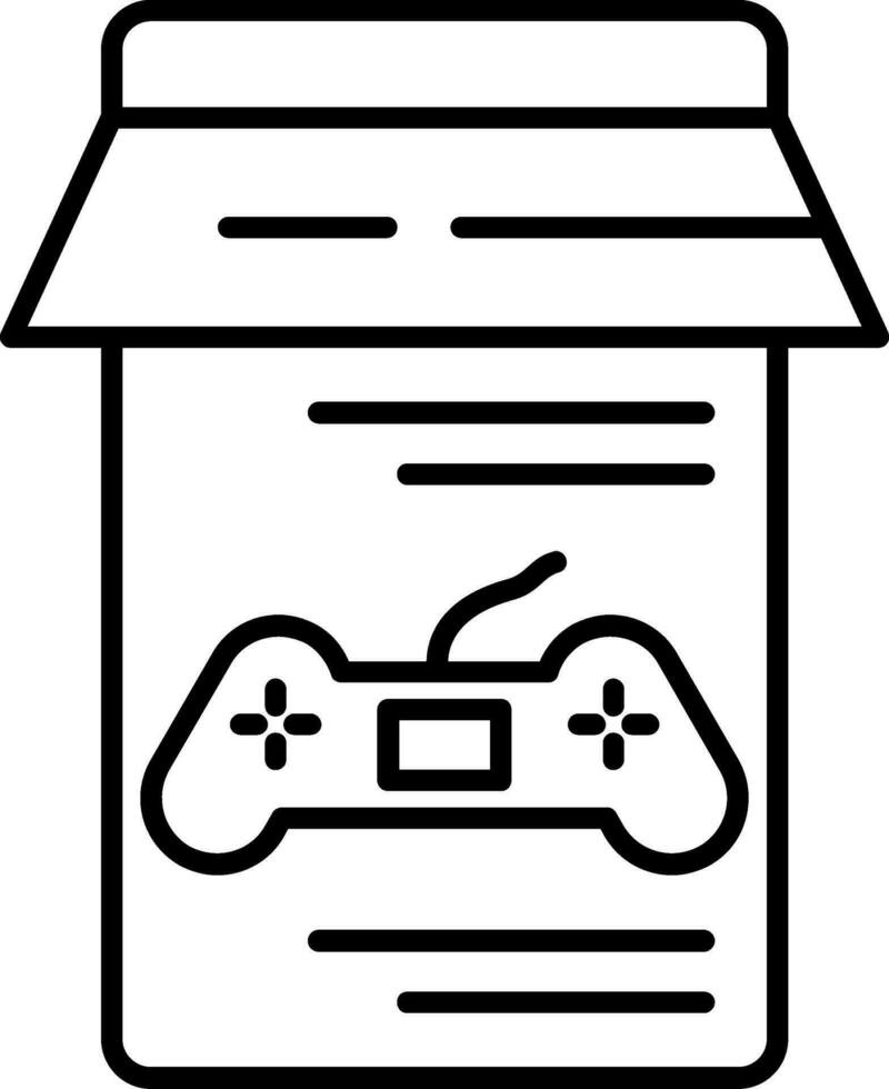 Online Store Line Icon vector