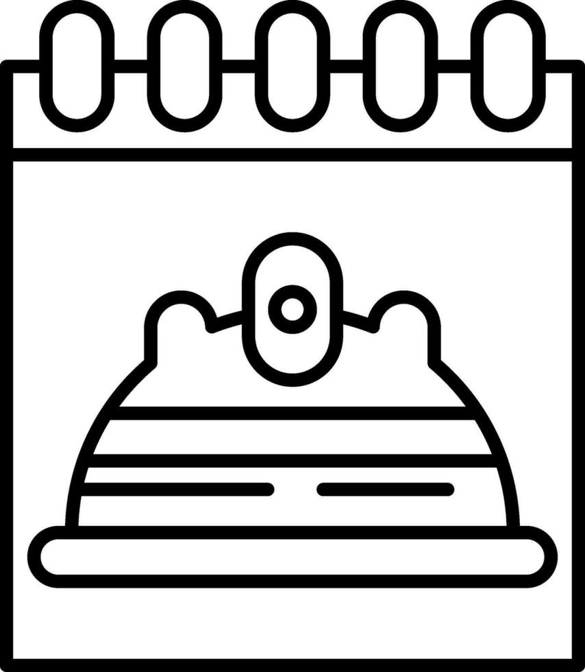 Labour Day Line Icon vector