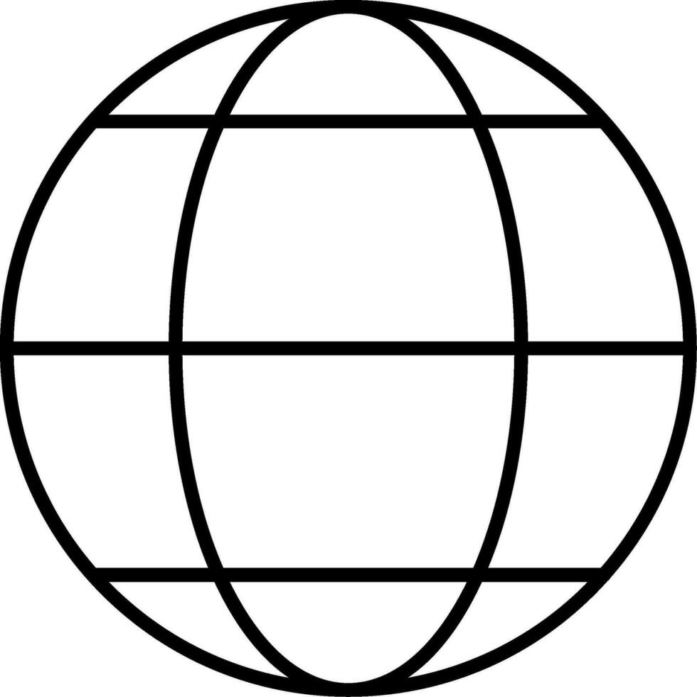World Line Icon vector