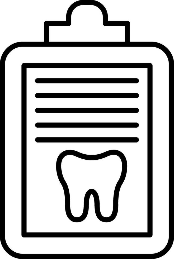 Report Line Icon vector