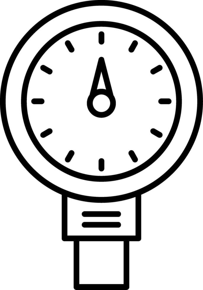 Meter Line Icon vector