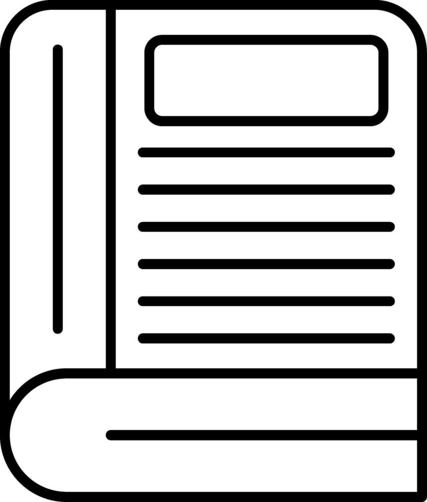 Book Line Icon vector