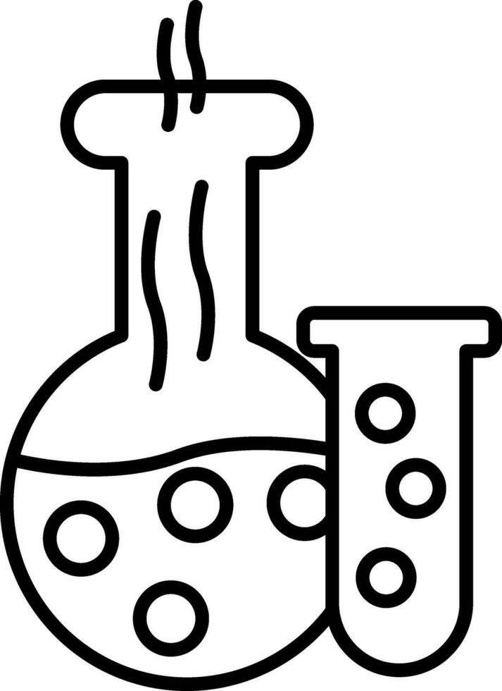 Laboratory Line Icon vector