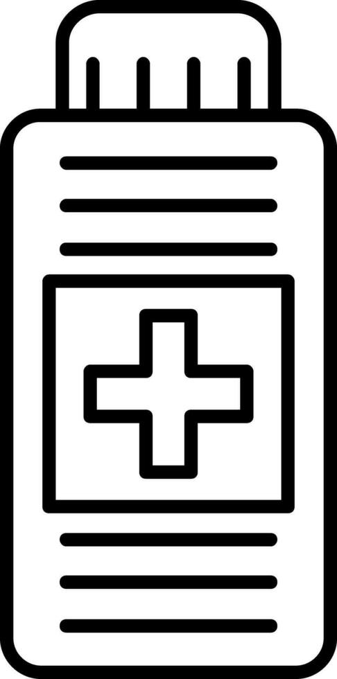 Syrup Line Icon vector