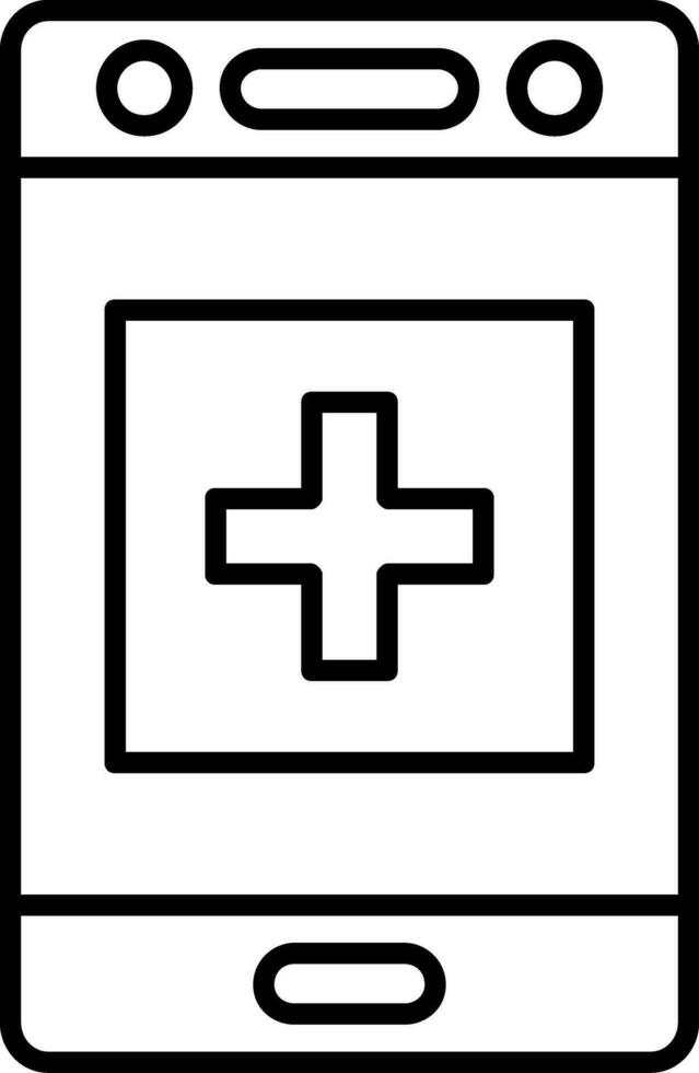 Health Line Icon vector