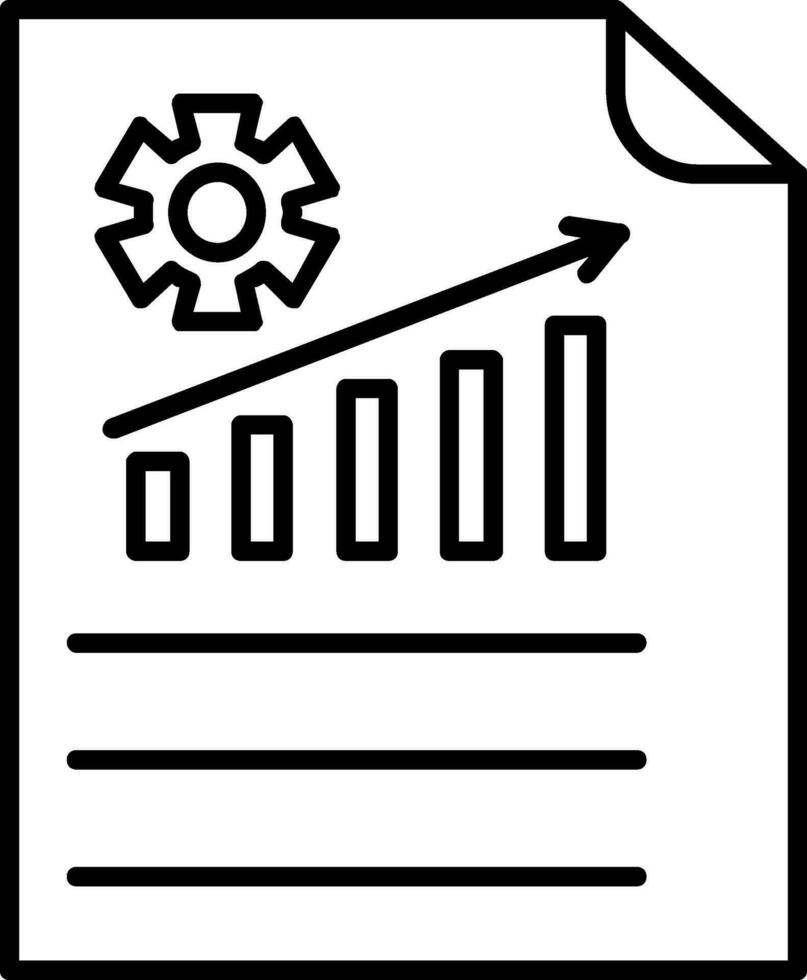 Management Line Icon vector