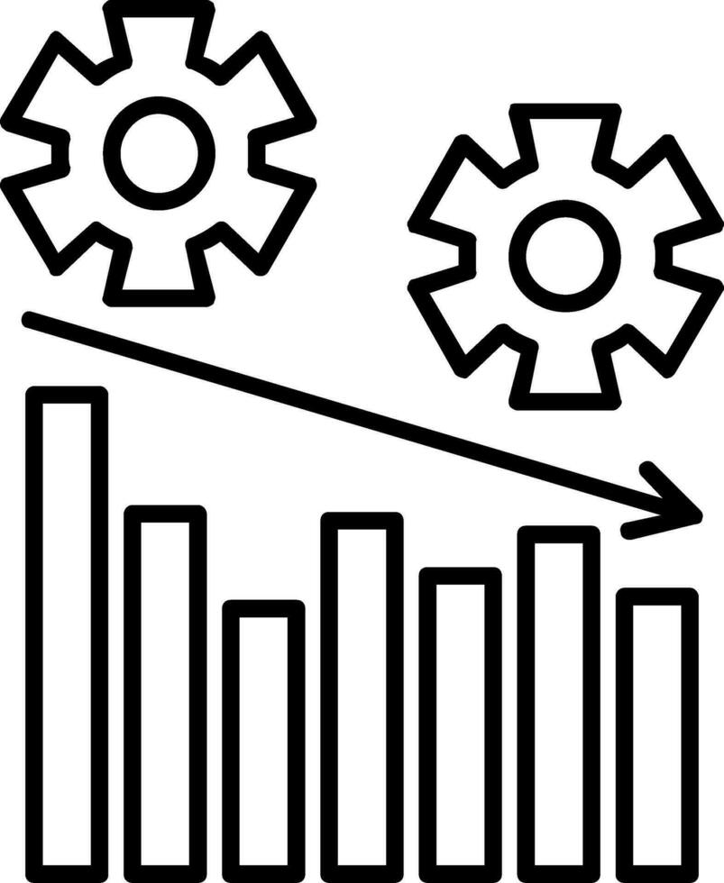 Management Line Icon vector