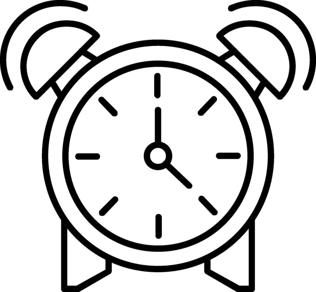 Alarm Line Icon vector