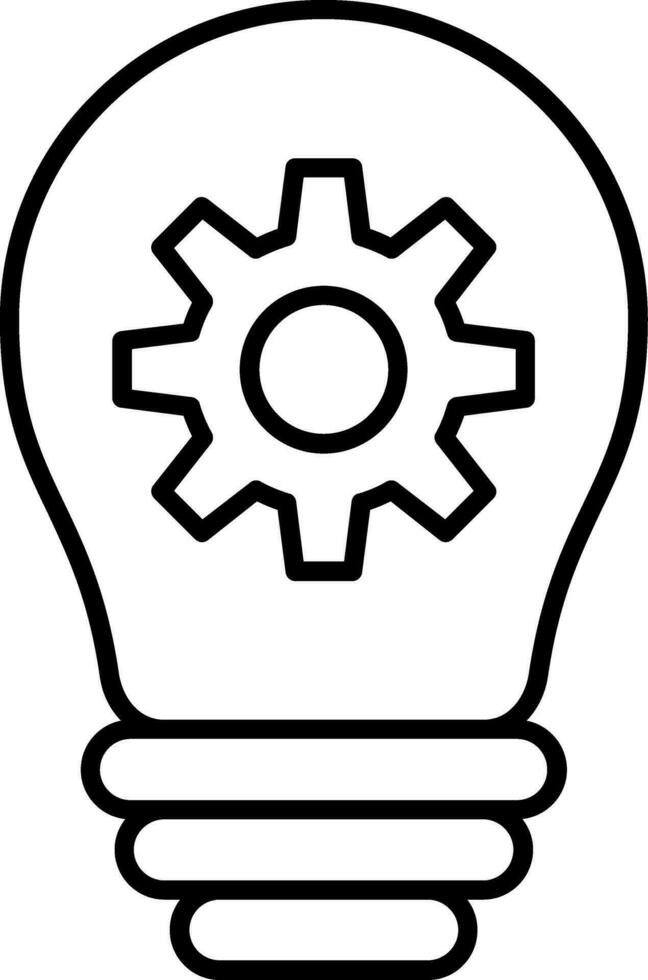 Idea Line Icon vector