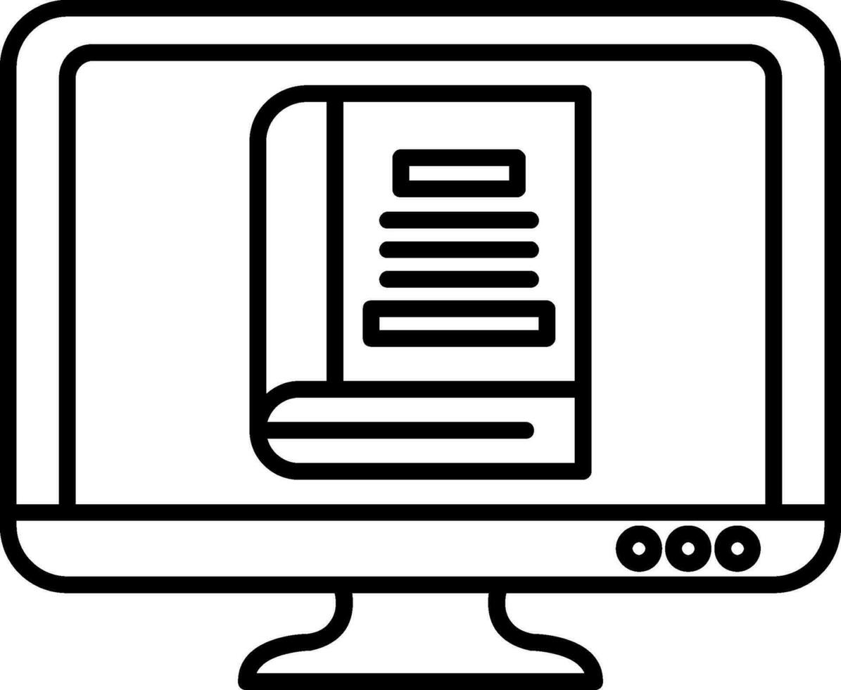 Learn Line Icon vector
