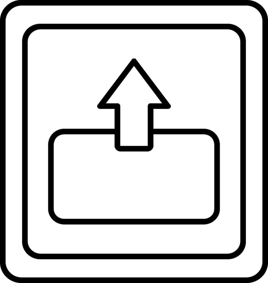 Out Line Icon vector