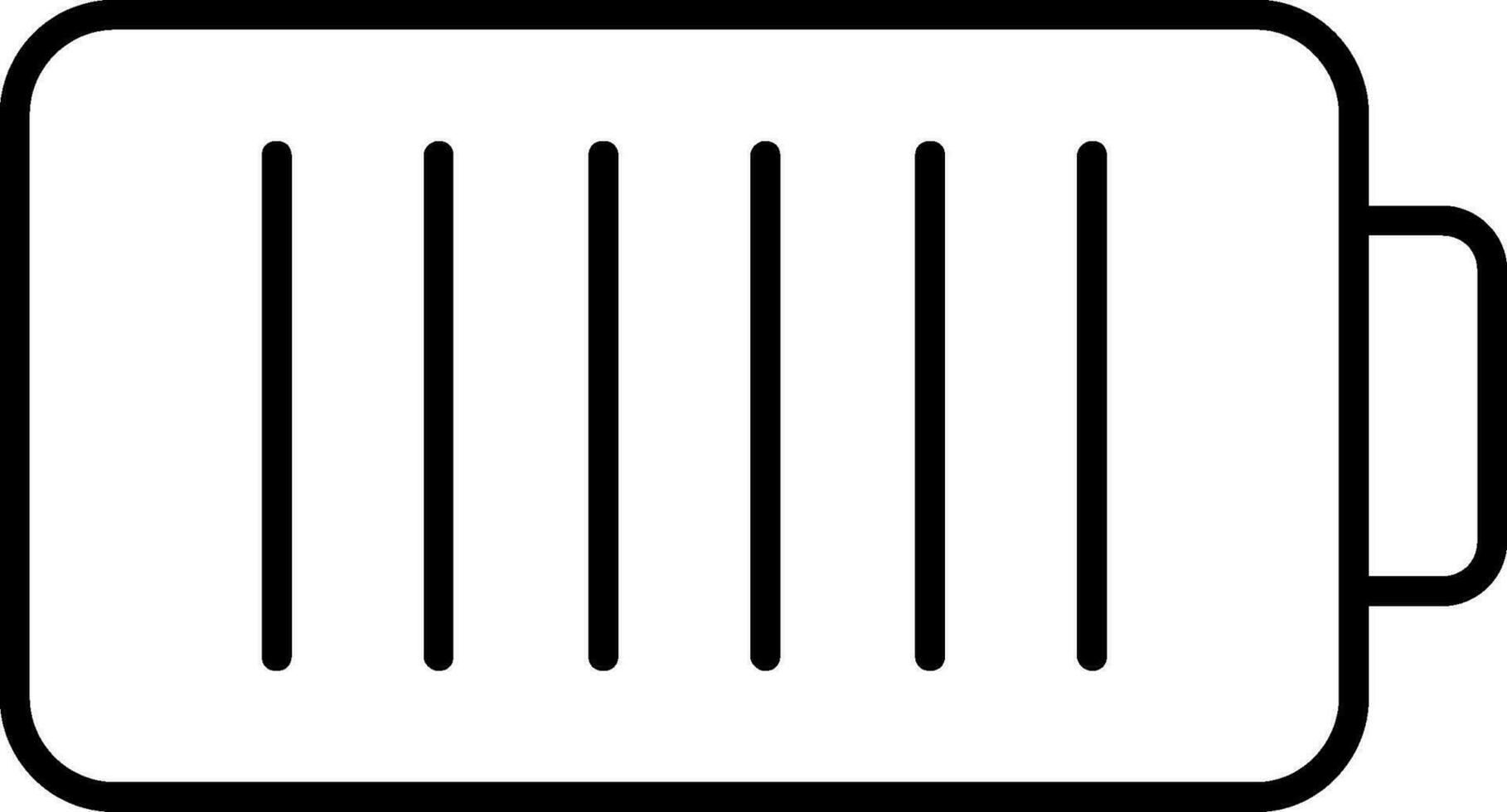 Battery Line Icon vector