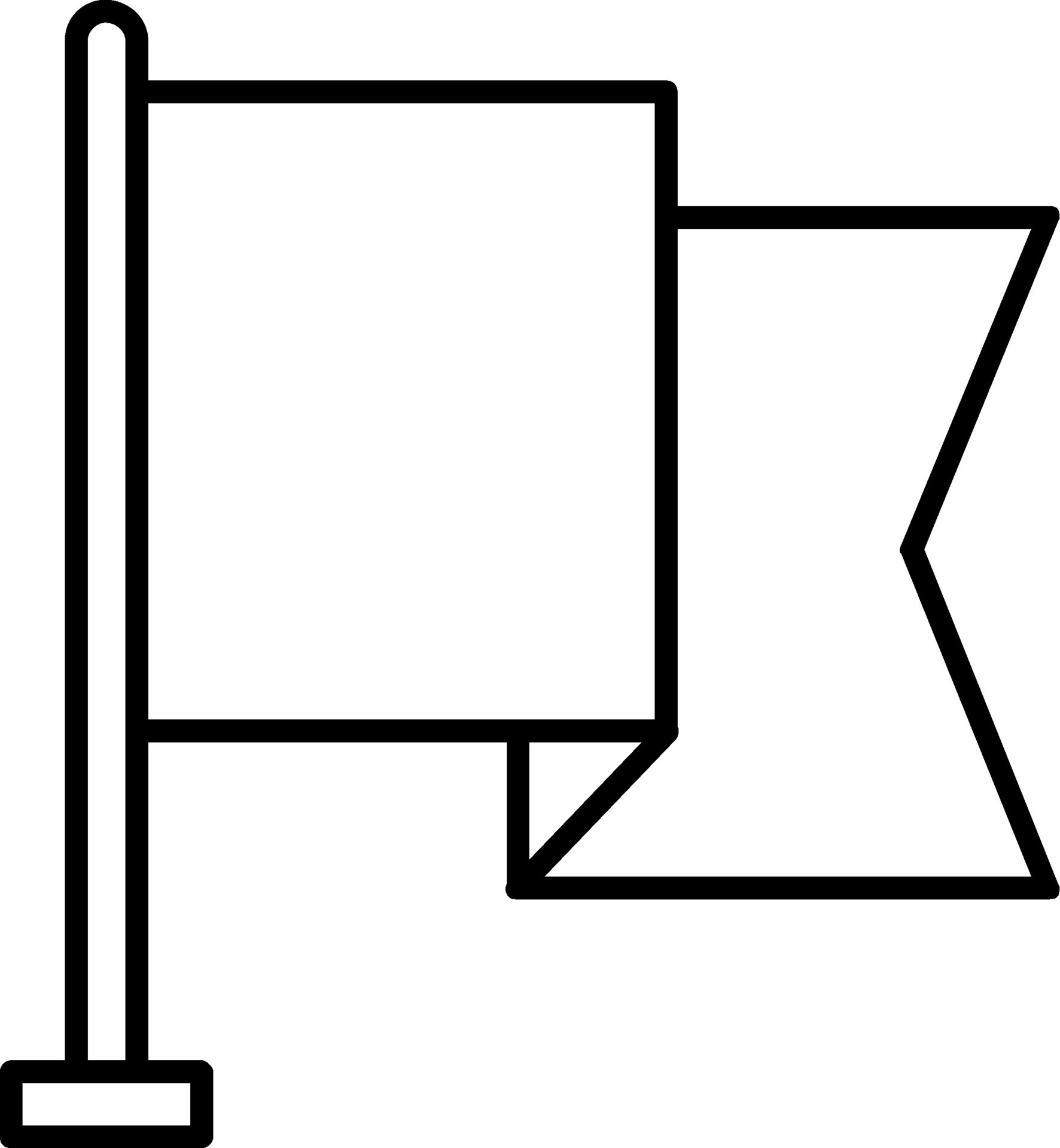 Flag Line Icon 36614089 Vector Art at Vecteezy