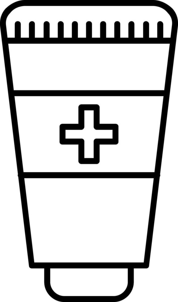 Hand Sanitizer Line Icon vector