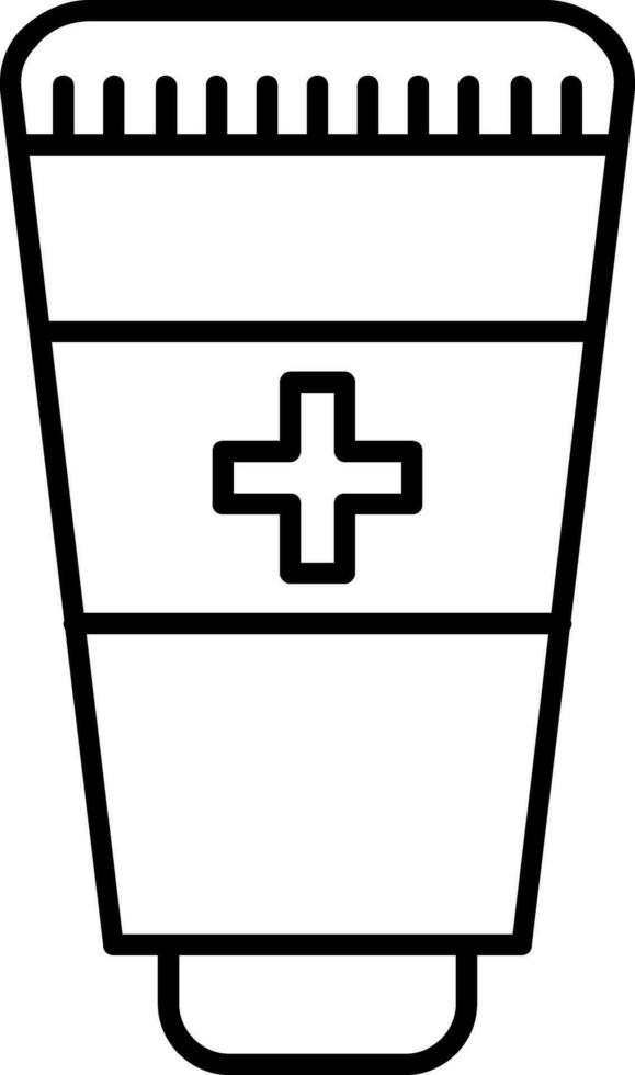 Hand Sanitizer Line Icon vector