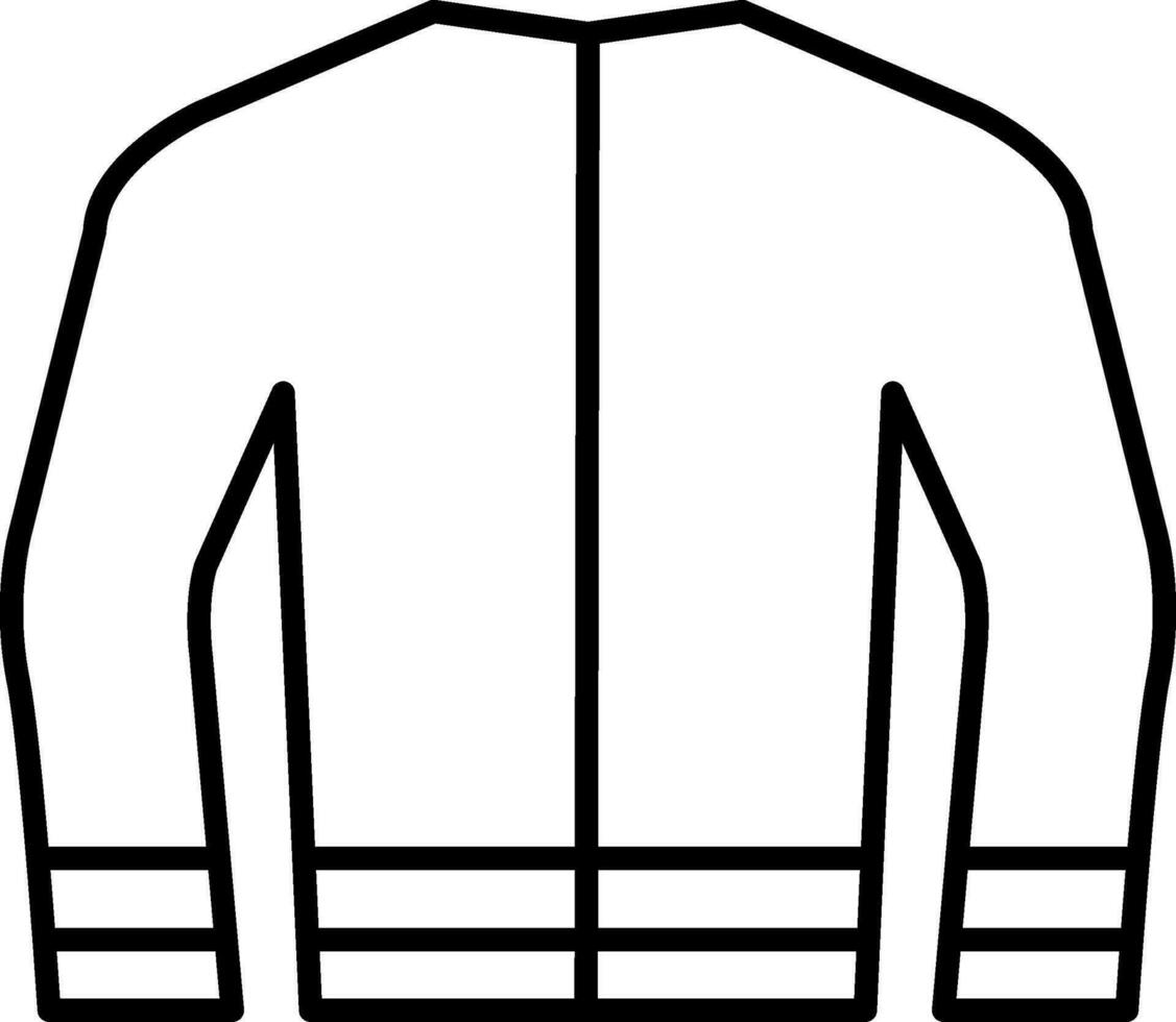 Coat Line Icon vector