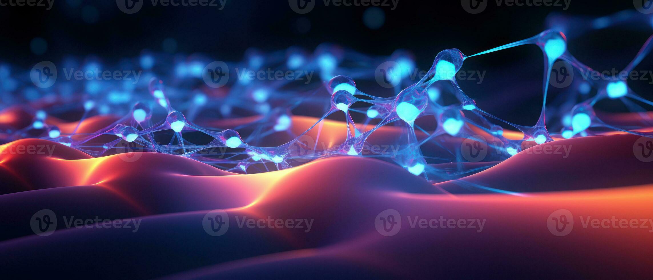 AI generated Explore the microscopic wonders of neural networks with this detailed morphism illustration. photo