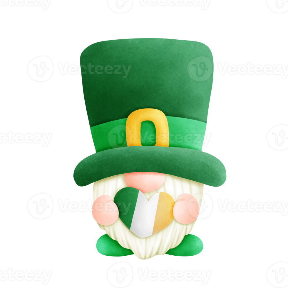 St. Patrick's Day Gnome, St. Patrick's Day Clip Art, St. Patrick's Day Decorative Illustration, St. Patrick's Day Graphics png