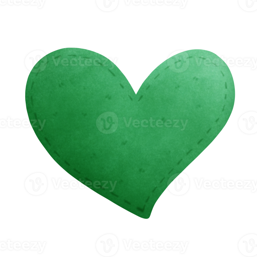 Saint Patrick's day heart drawing, Saint Patrick's day clip art png