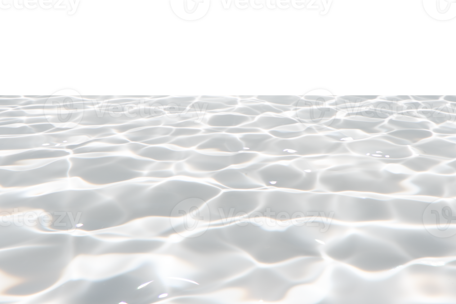 Defocus blurred transparent blue colored clear calm water surface texture with splashes and bubbles. Trendy abstract nature background. Water waves in sunlight with copy space. Blue watercolor shining png