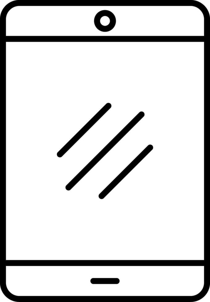 Smartphone Line Icon vector
