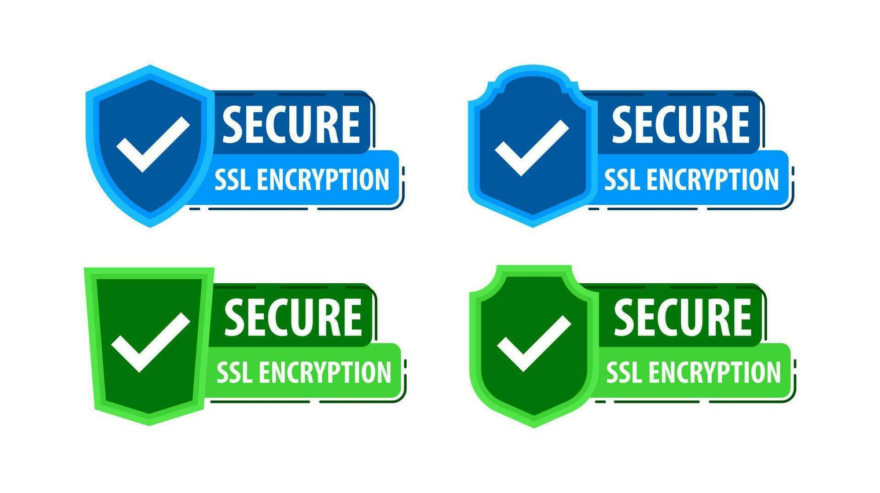 Secure connection. SSL shield protected. https certificate privacy icon. Ssl safe vector