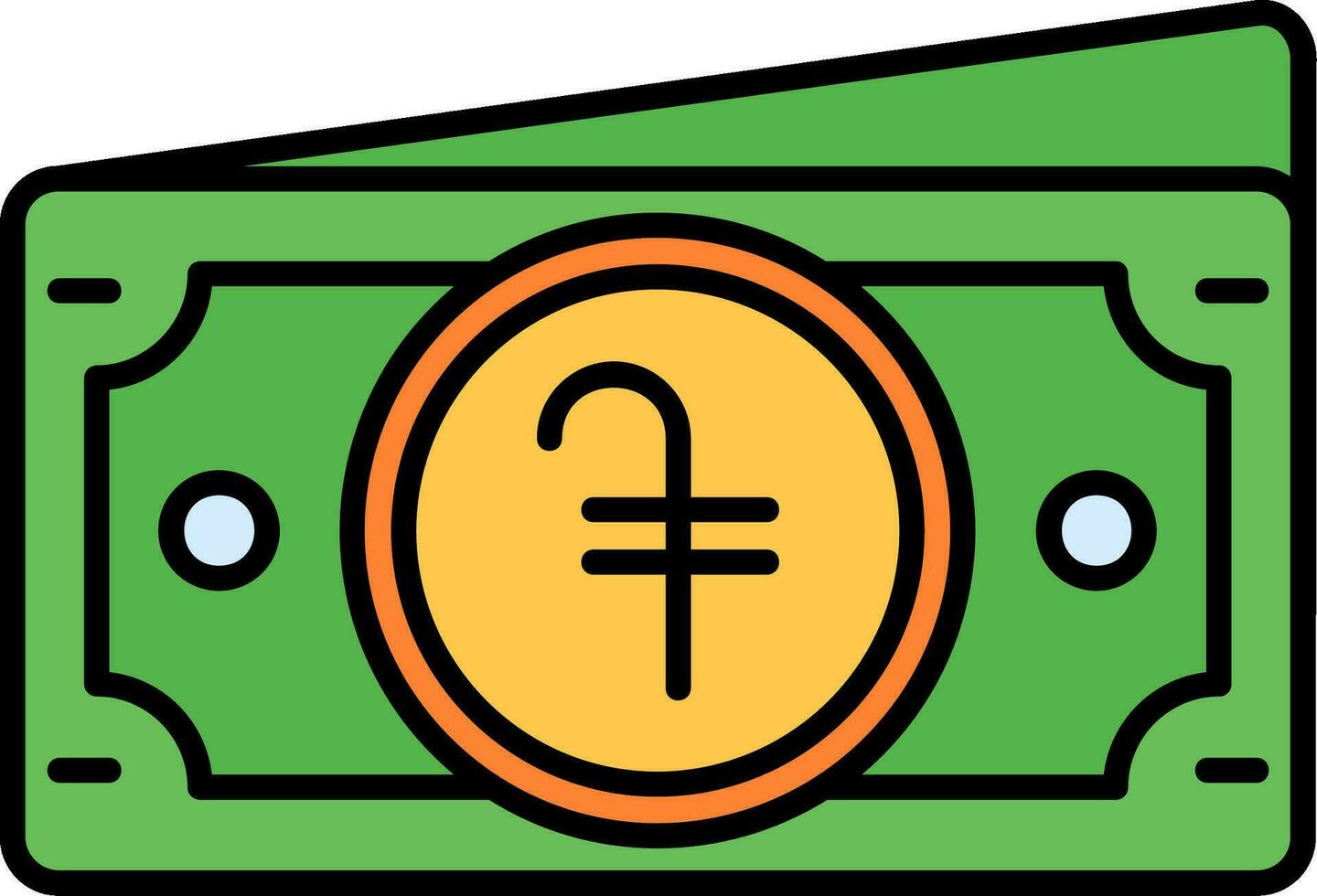 Dram Line Filled Icon vector