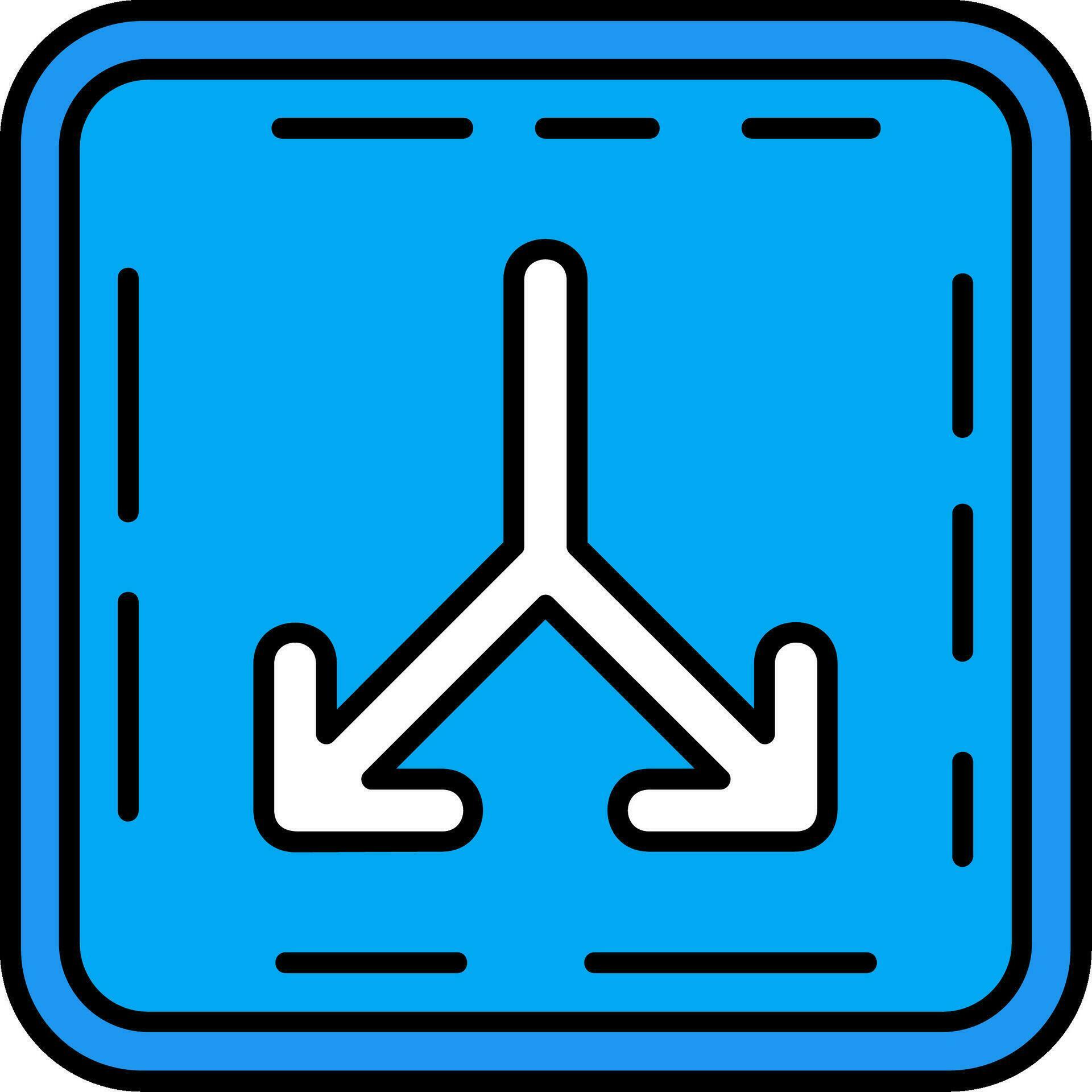 Split Line Filled Icon 36621338 Vector Art at Vecteezy