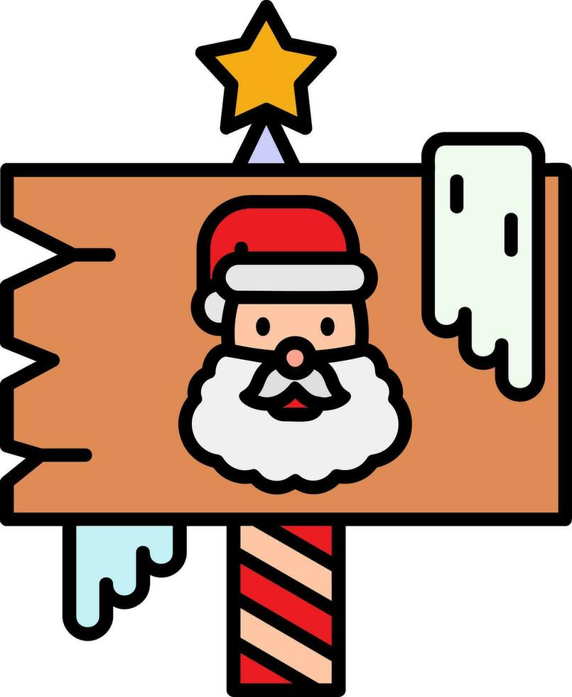 North pole Line Filled Icon vector