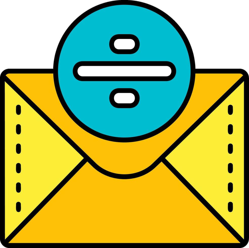 Divide Line Filled Icon vector