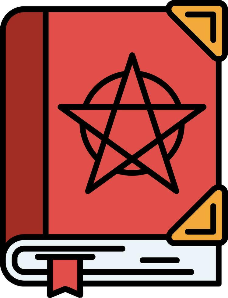Tanakh Line Filled Icon vector