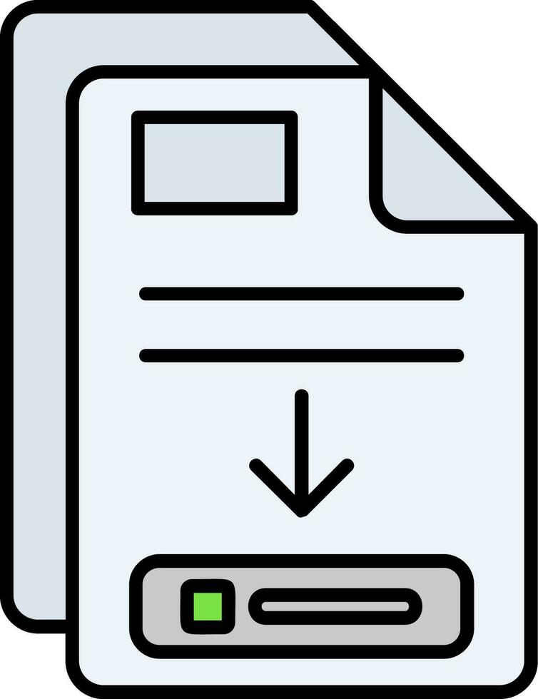 Download Line Filled Icon vector