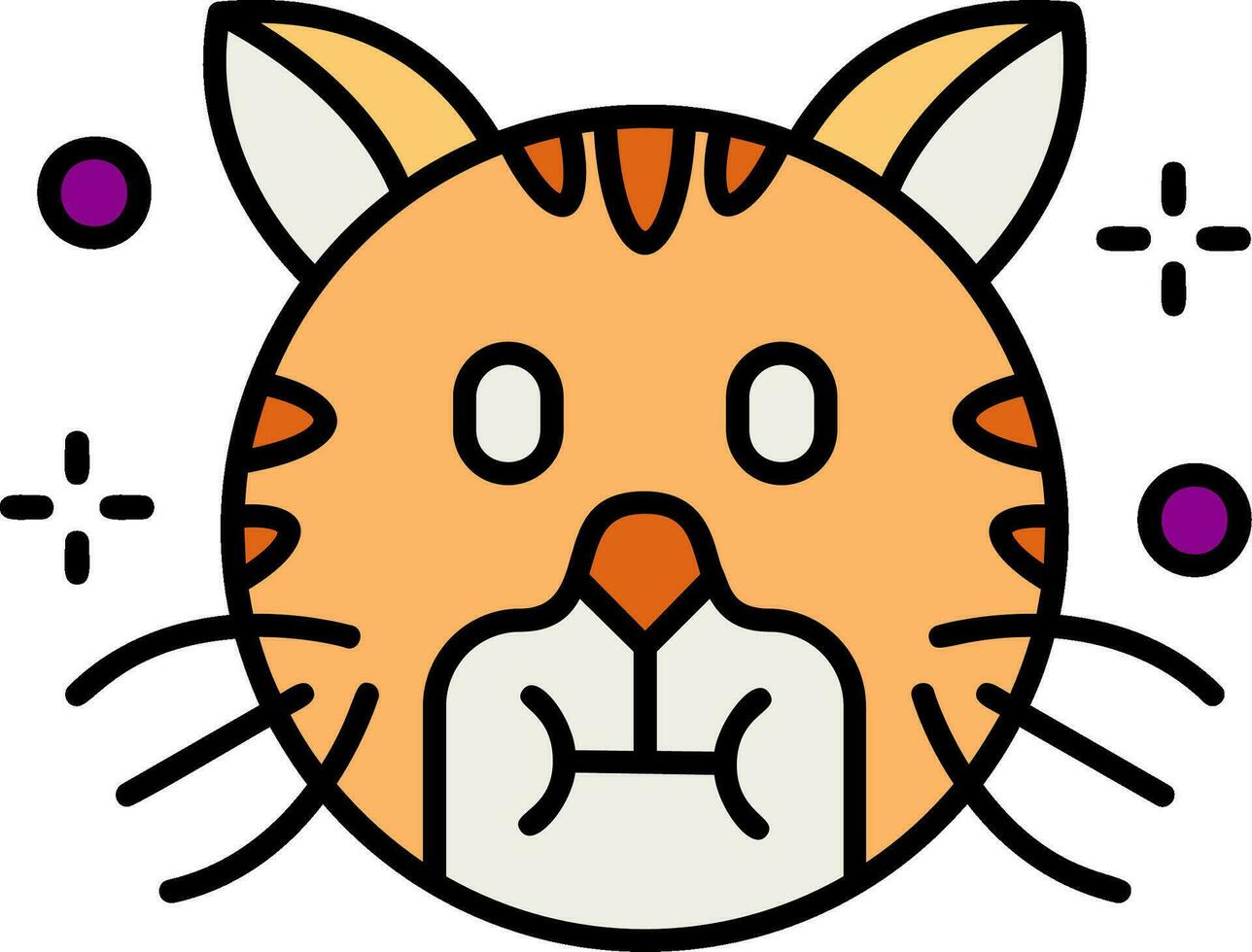 Sickness Line Filled Icon vector