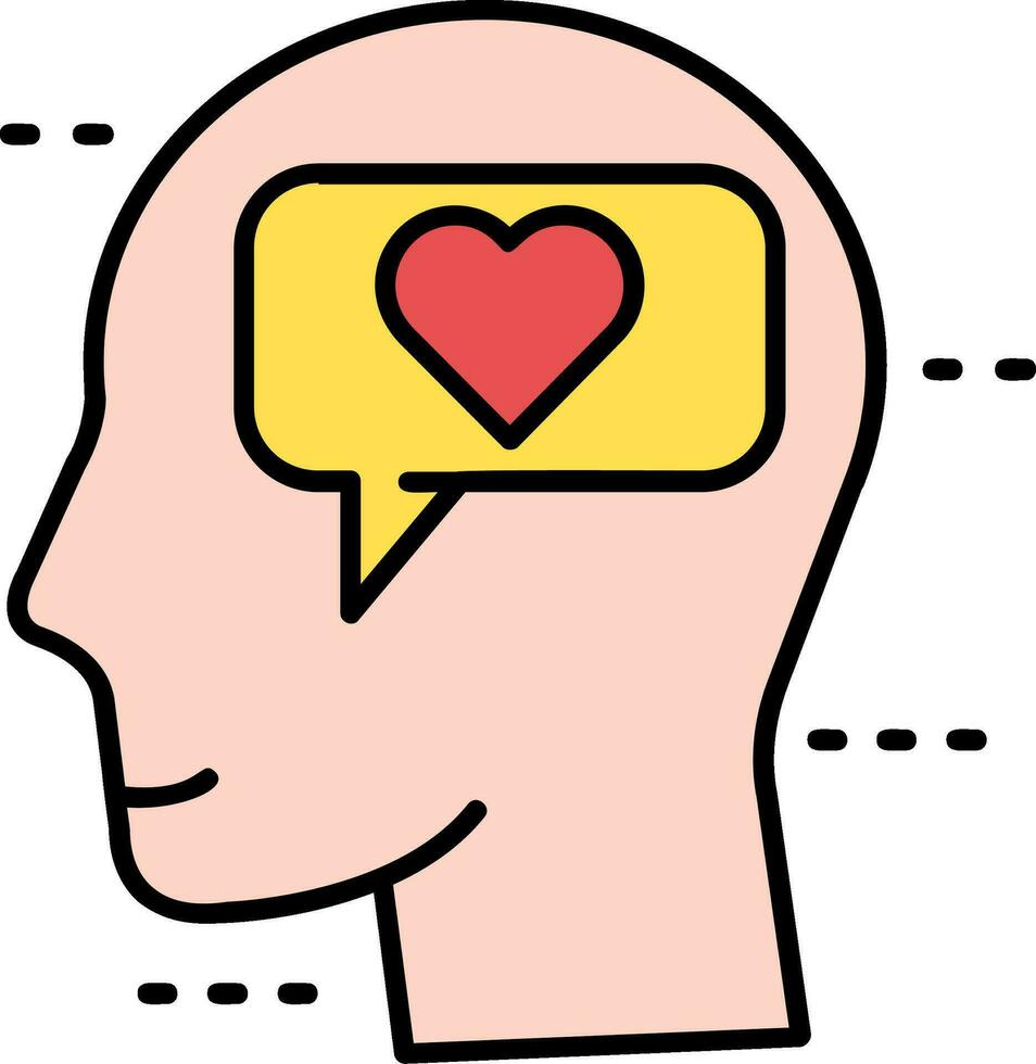 Dialog Line Filled Icon vector