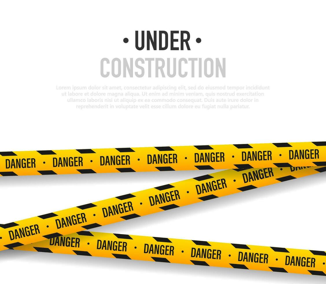 Under construction background vector illustration