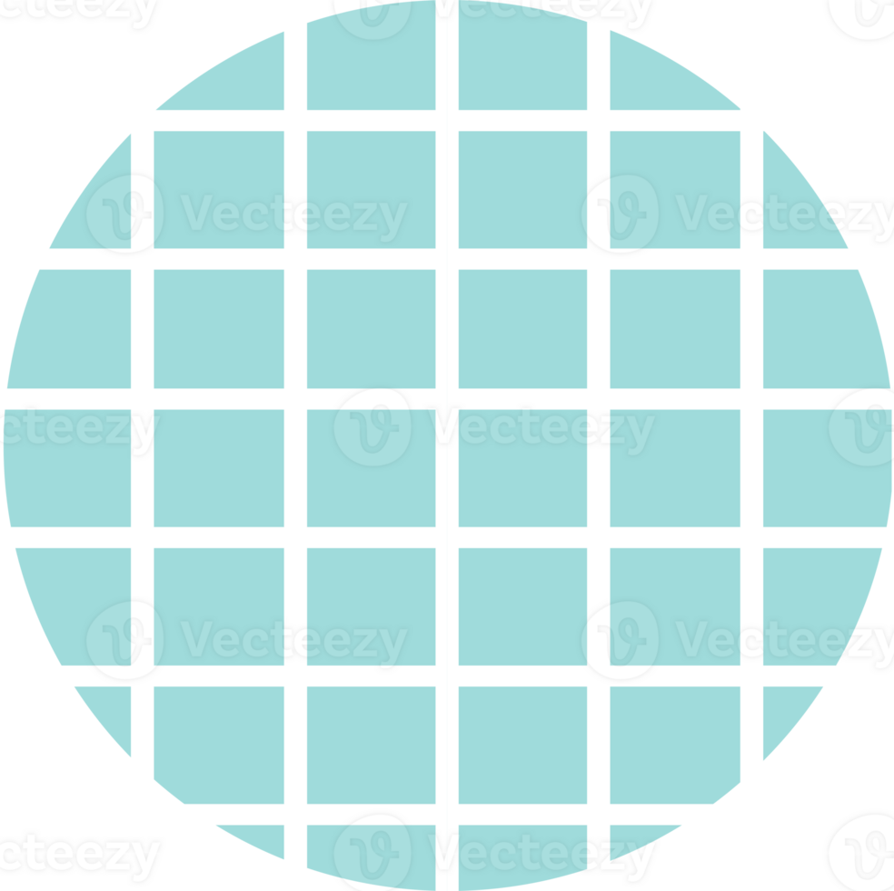 Circle checkered background decoration design. png