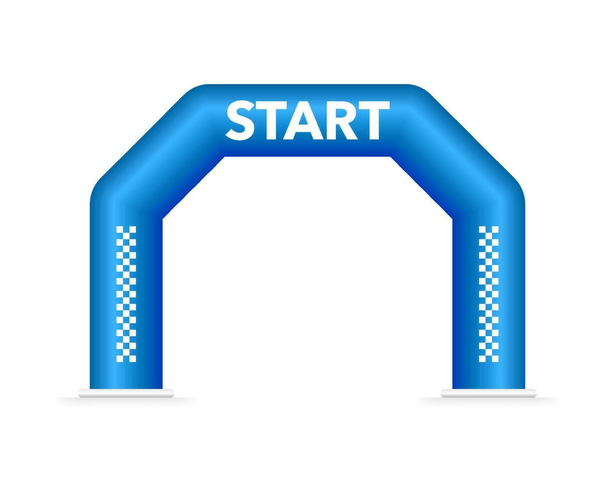 Start finish flag and banner for concept design. Illustration concept. Vector illustration.