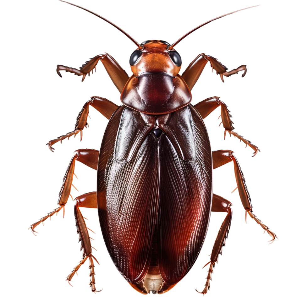 AI generated cockroach isolated on transparent background png